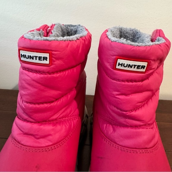 Hunter Insulated Intrepid Pink Waterproof Snow Boots size UK 3 US 4 - Picture 7 of 16